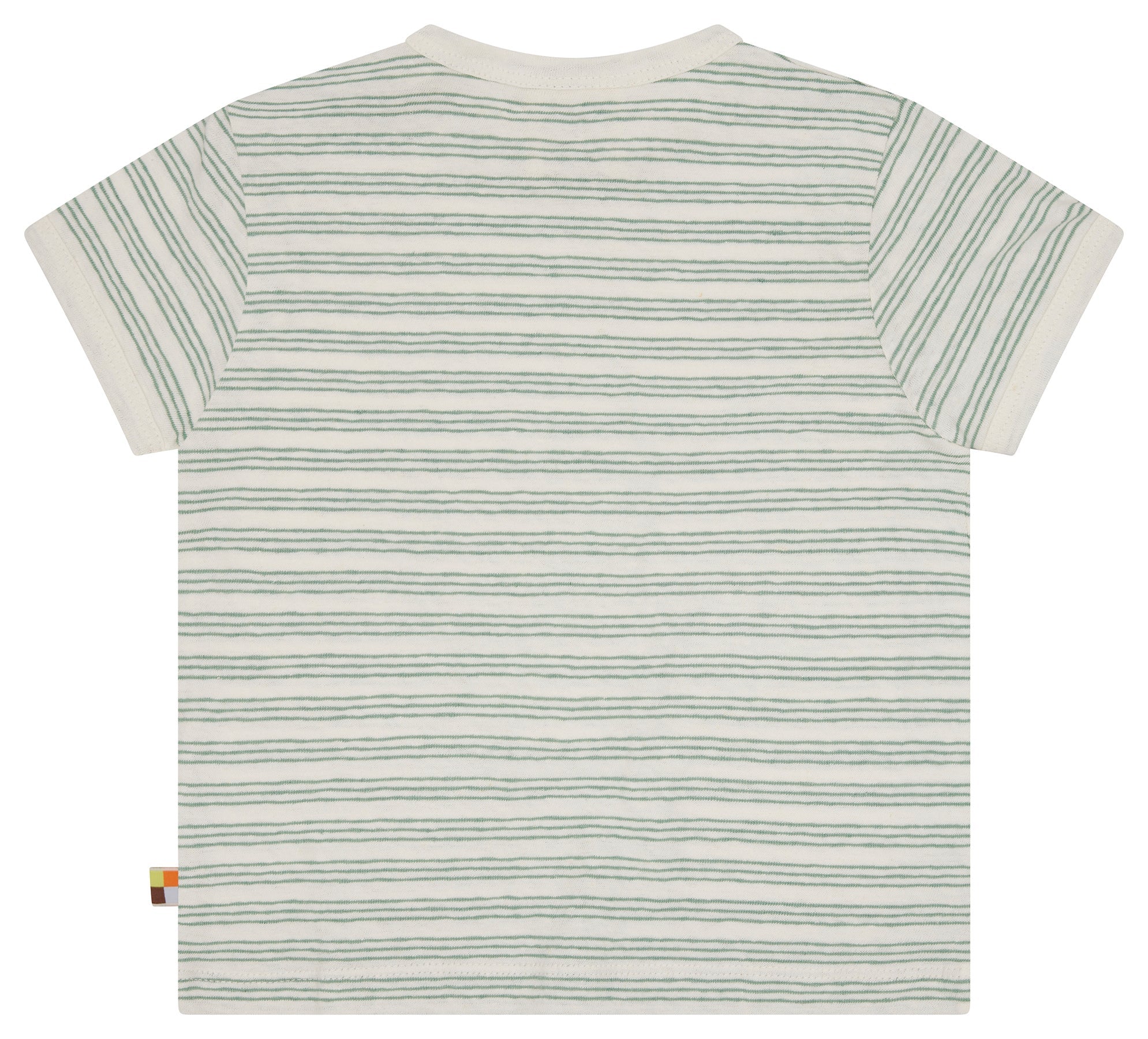 T-Shirt Streifen mit Leinen - loud + proud - 1179 - bam - 62/68