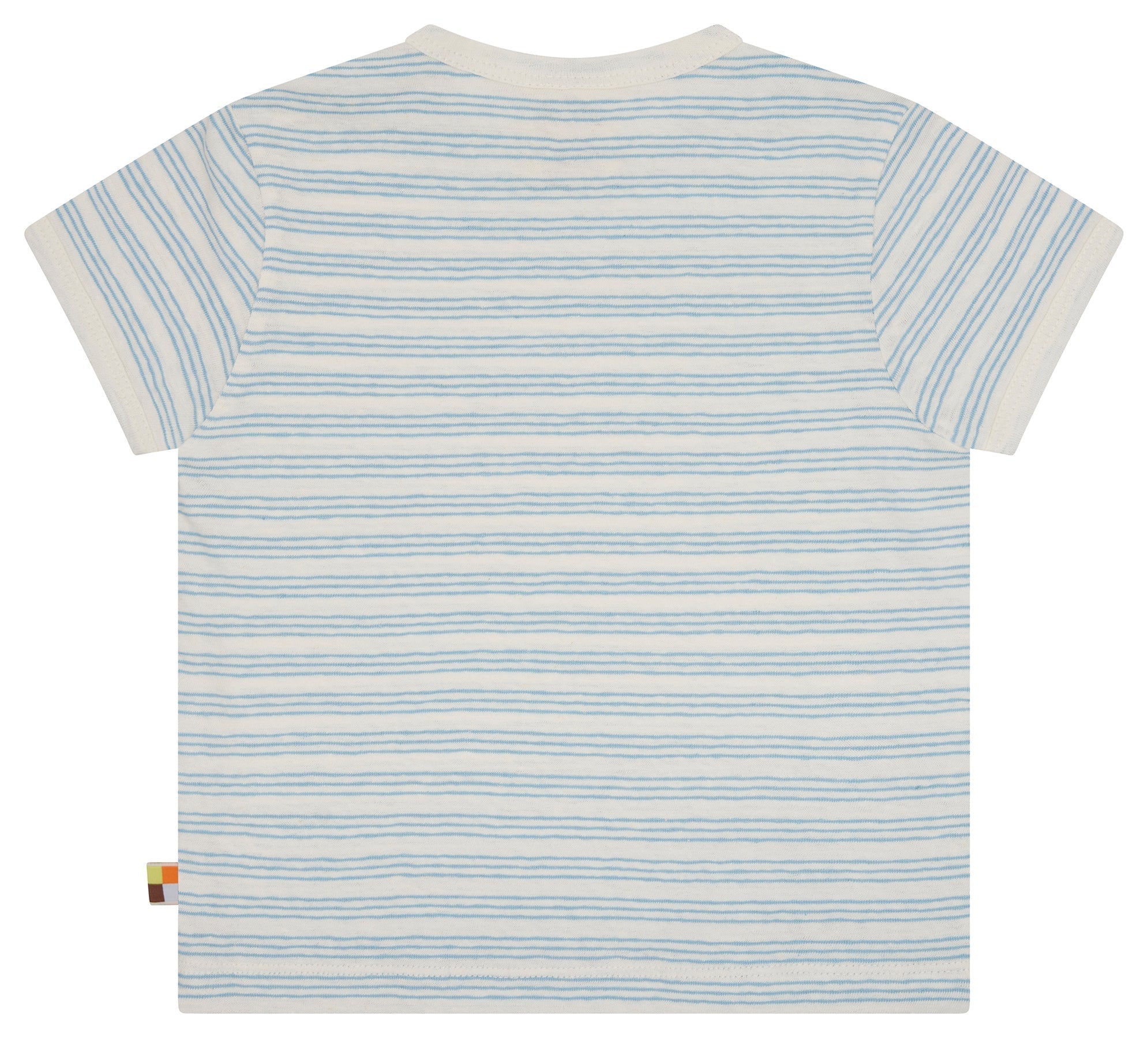 T-Shirt Streifen mit Leinen - loud + proud - 1179 - air - 62/68