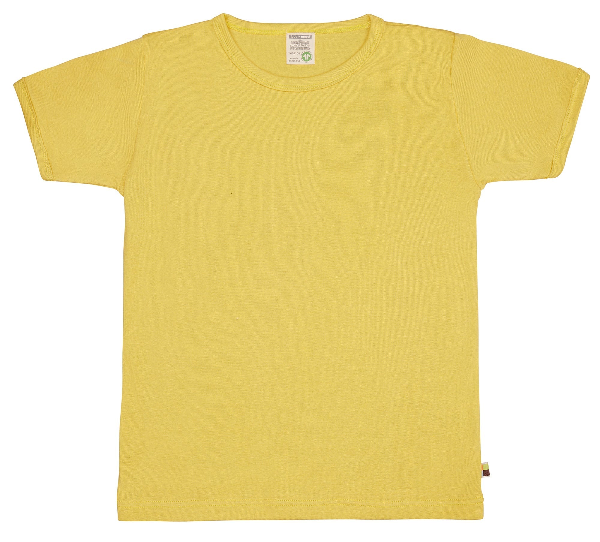 T-Shirt uni - loud + proud - 1116K - gol - 134/140