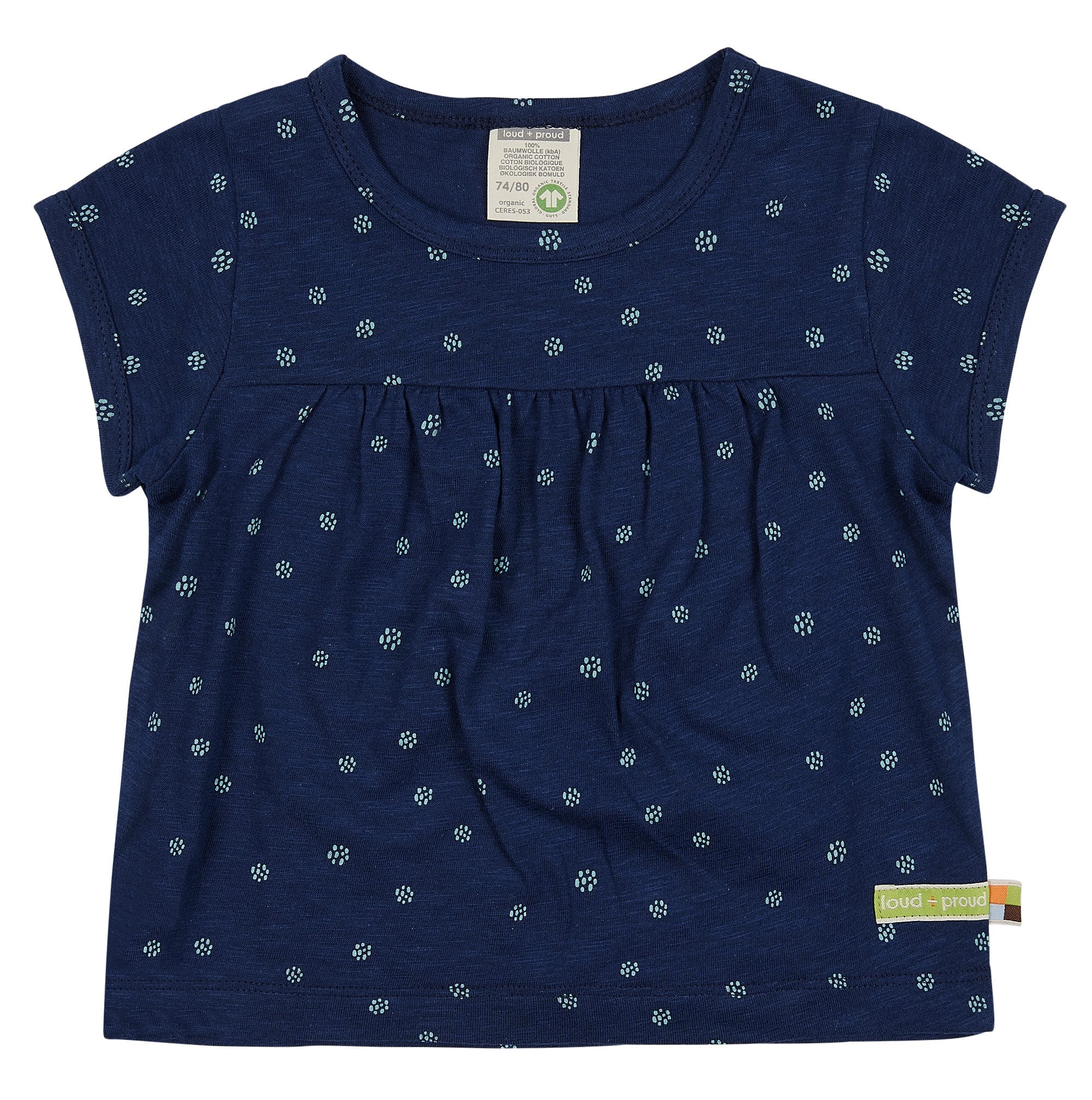  - Tunika Slub Jersey mit Druck - loud + proud - 1098-ul-62/68