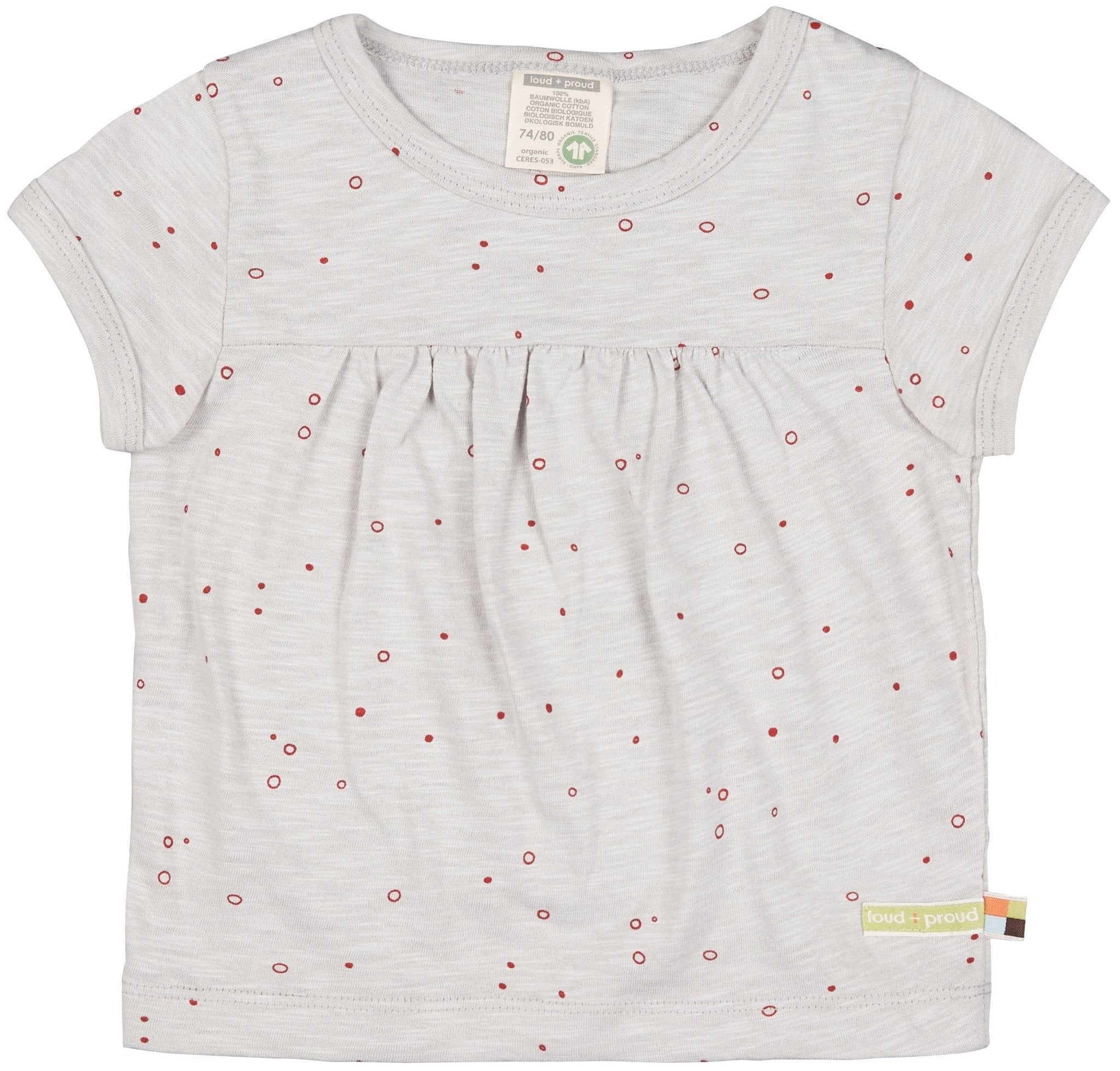  - Tunika Slub Jersey mit Druck - loud + proud - 1072-st-62/68