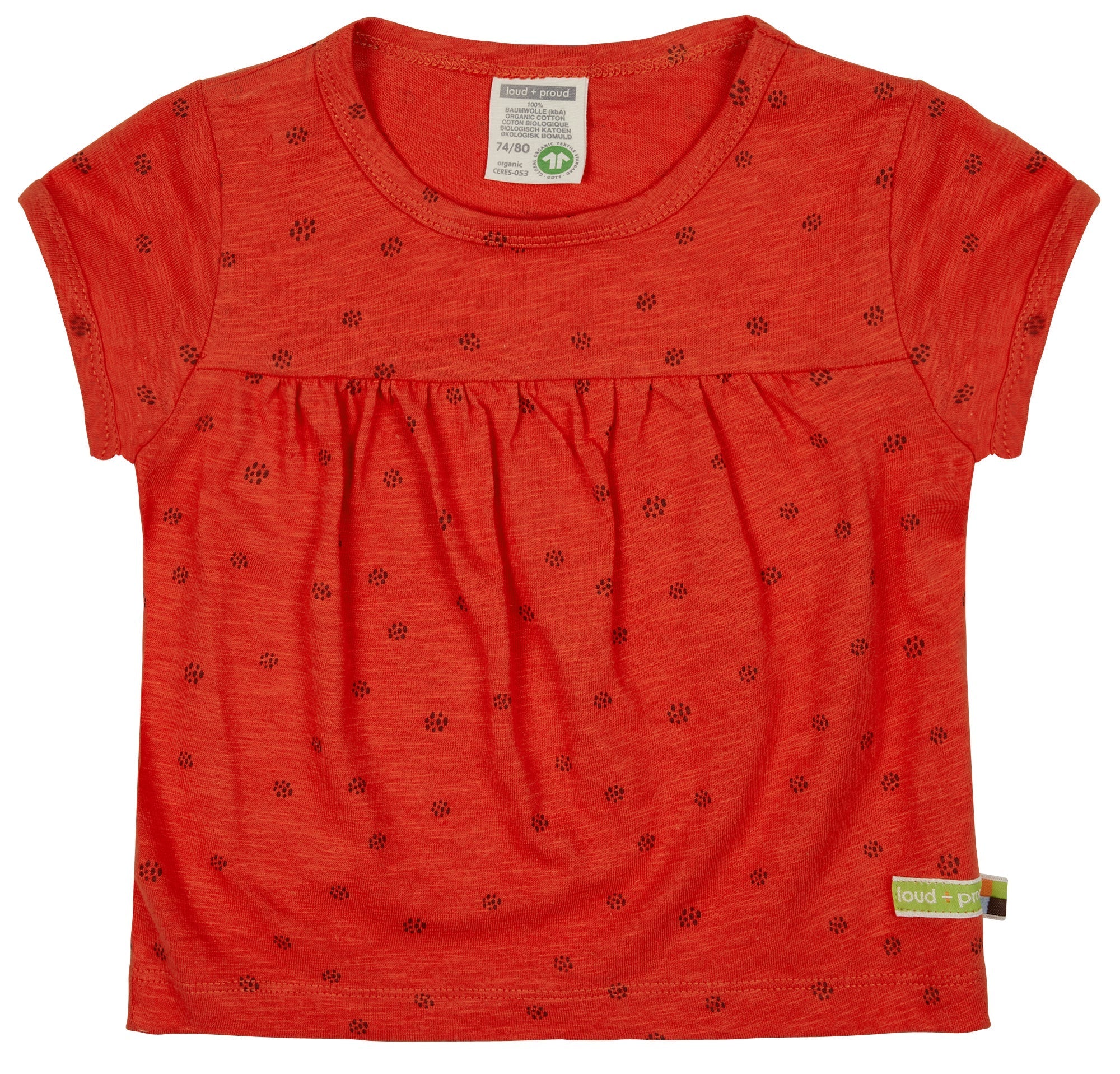  - Tunika Slub Jersey mit Druck - loud + proud - 1098-cop-62/68