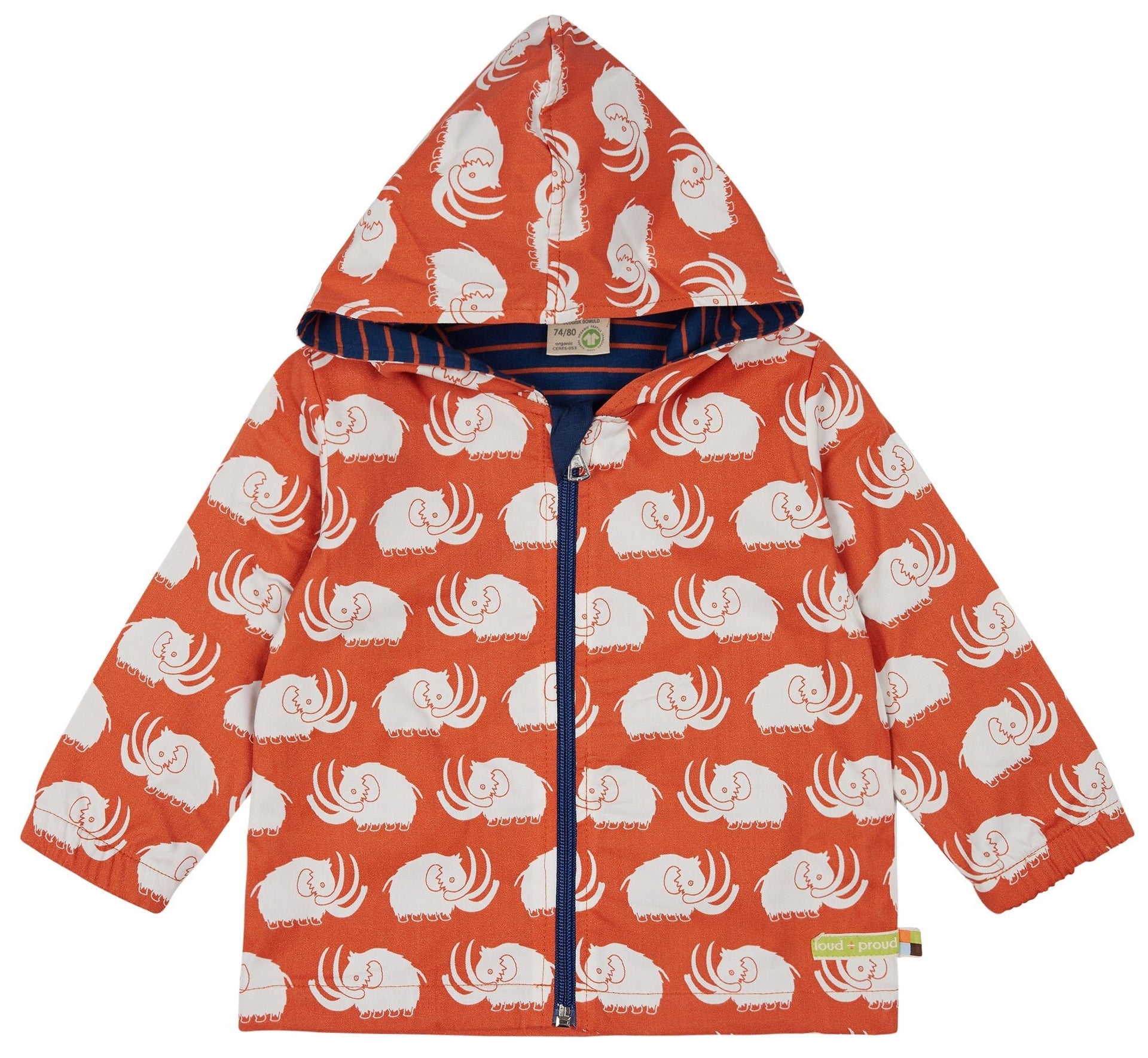 Loud + Proud Giacca Bimba In Cotone 100% - Manica Lunga, Lavabile A 30° - 2
