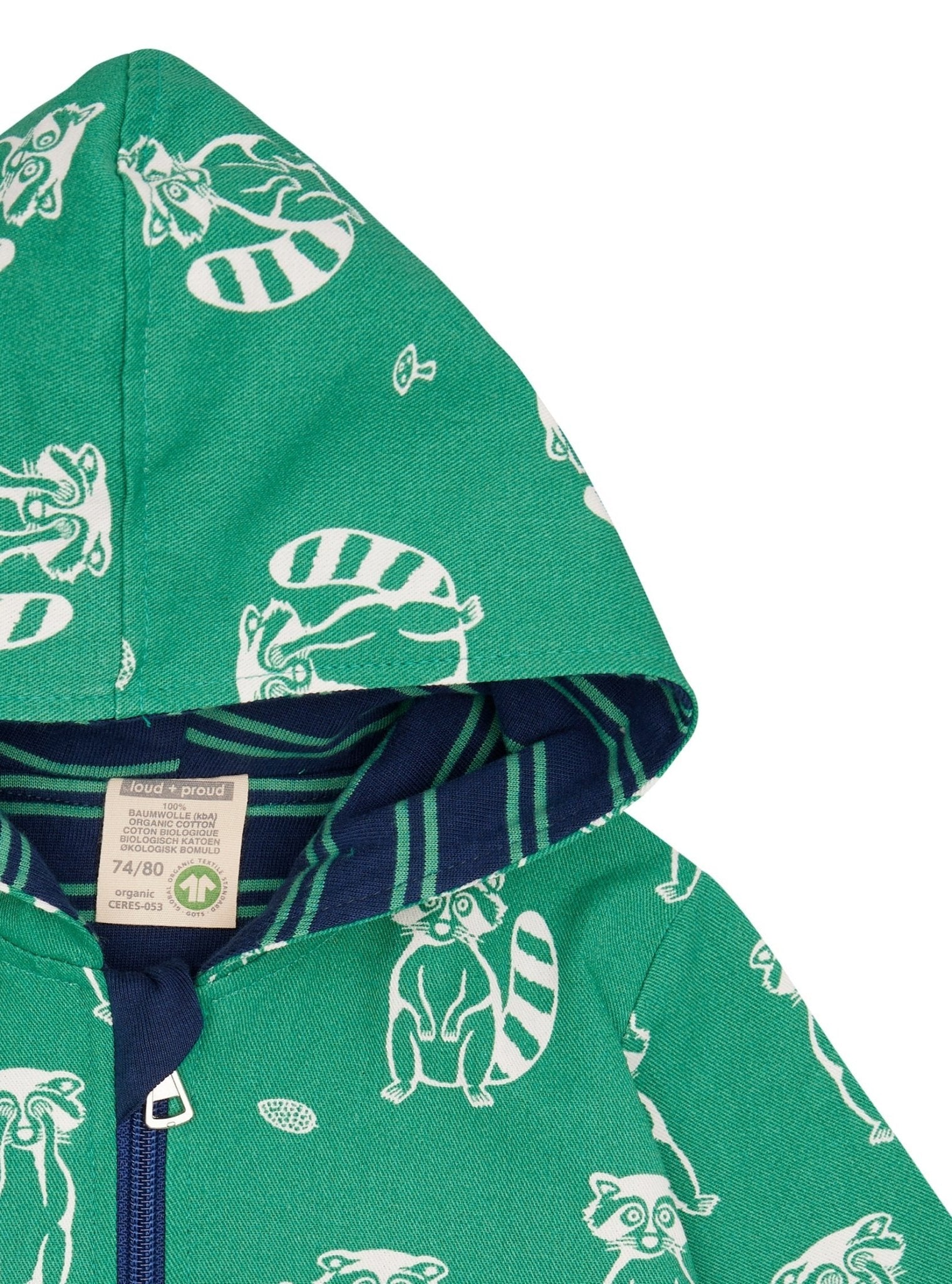 Wasserabweisende Jacke mit Druck - loud + proud - 3144 - pla - 62/68