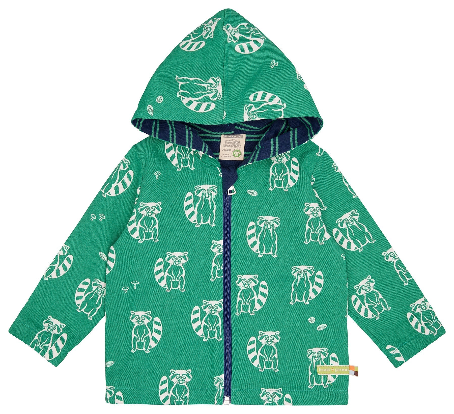 Wasserabweisende Jacke mit Druck - loud + proud - 3144 - pla - 62/68
