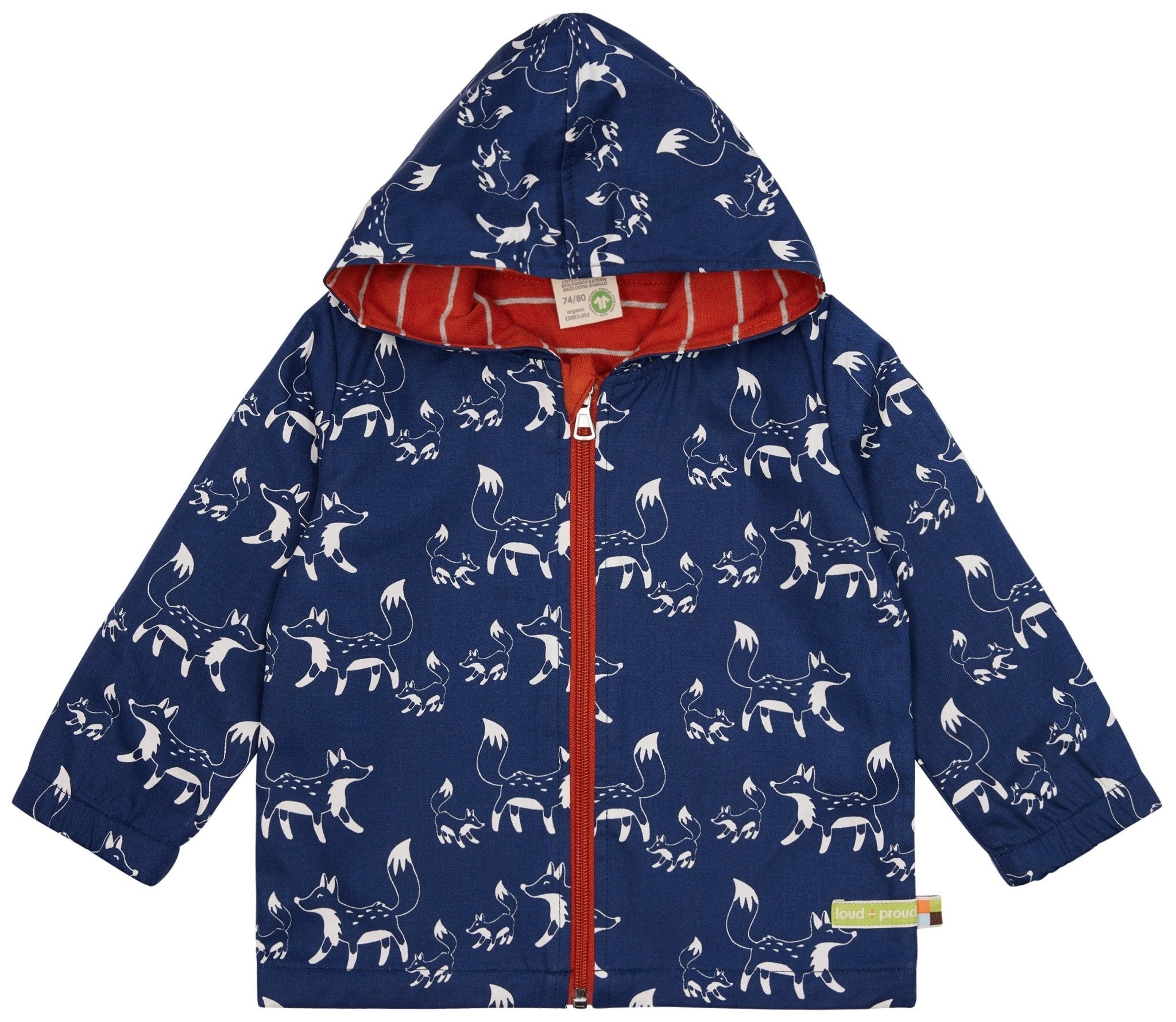 Wasserabweisende Jacke mit Druck - loud + proud - 3130 - ul - 62/68