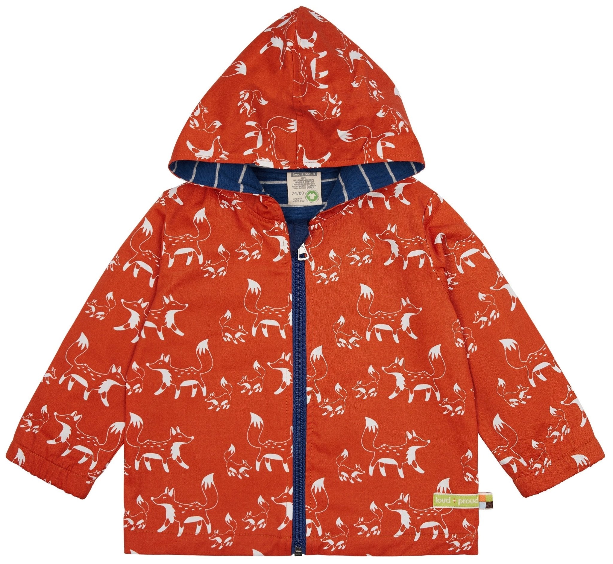 Wasserabweisende Jacke mit Druck - loud + proud - 3130 - ter - 62/68