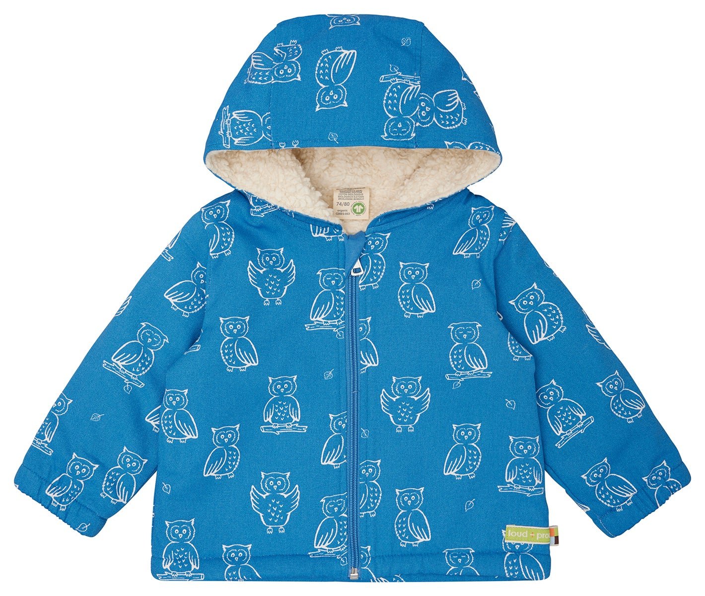 Wasserabweisende Jacke mit Teddyfutter - loud + proud - 3146 - azu - 62/68