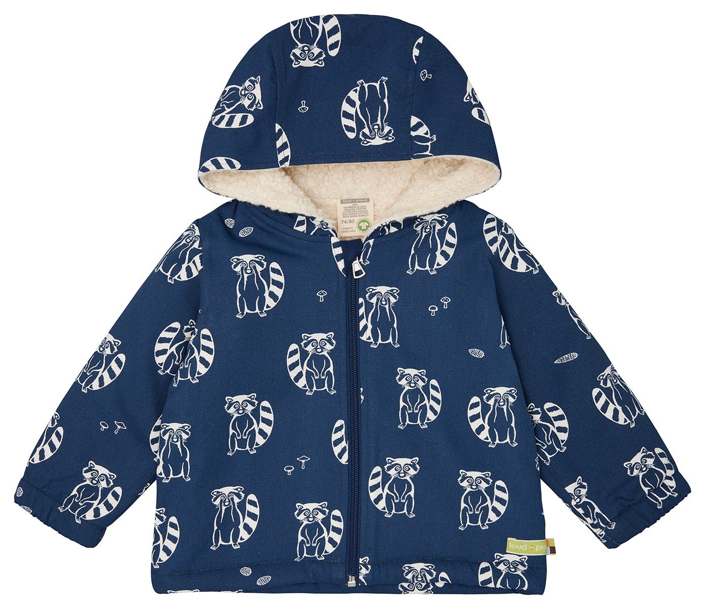 Wasserabweisende Jacke mit Teddyfutter - loud + proud - 3146 - ul - 62/68