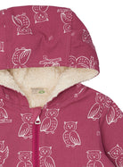 Wasserabweisende Jacke mit Teddyfutter - loud + proud - 3146 - rou - 62/68