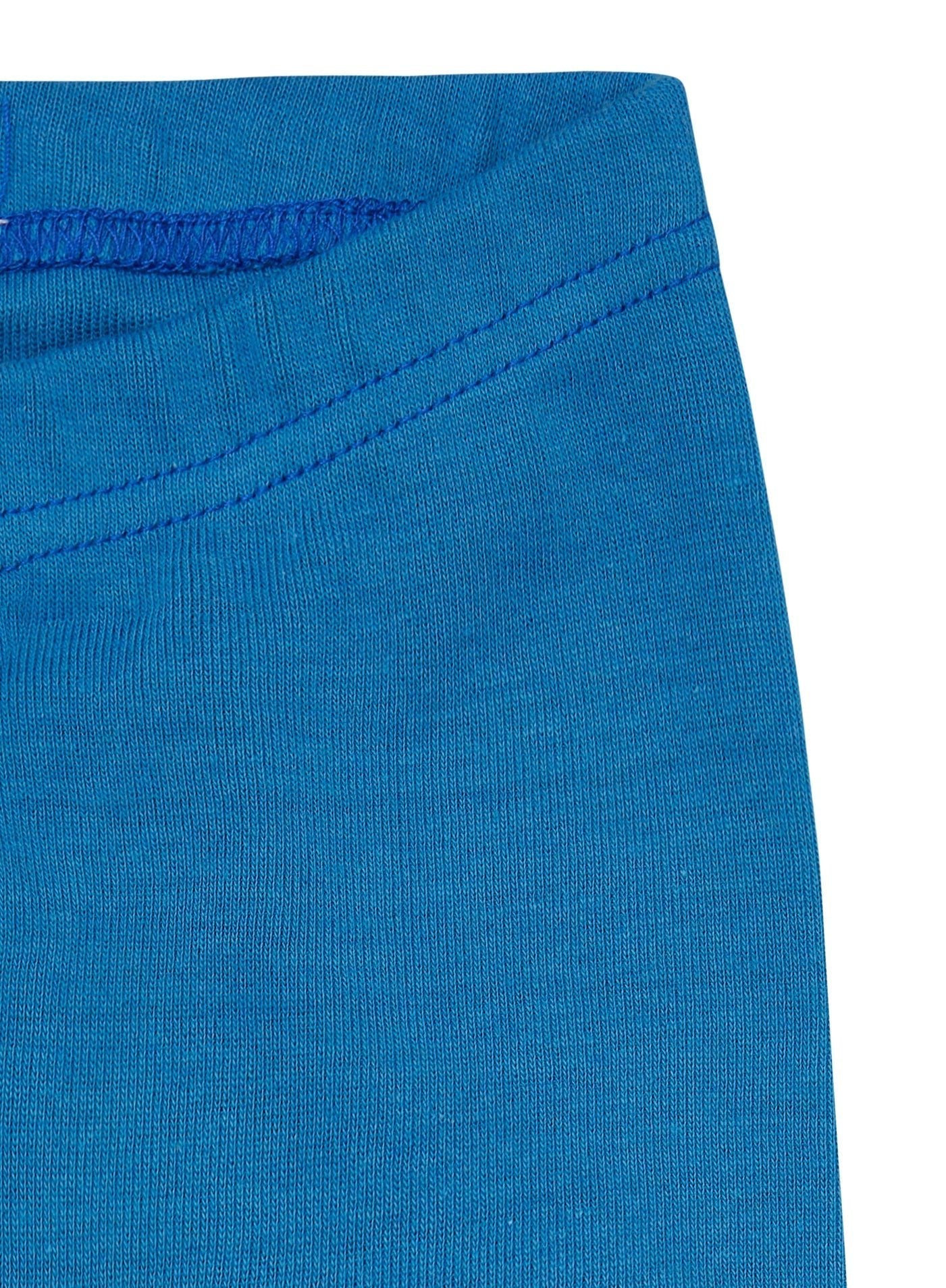 Weiche Feinripp Legging - loud + proud - 4222 - azu - 62/68