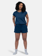 Weiche Jersey - Short in Strukturmuster - loud + proud - G412-ul-36