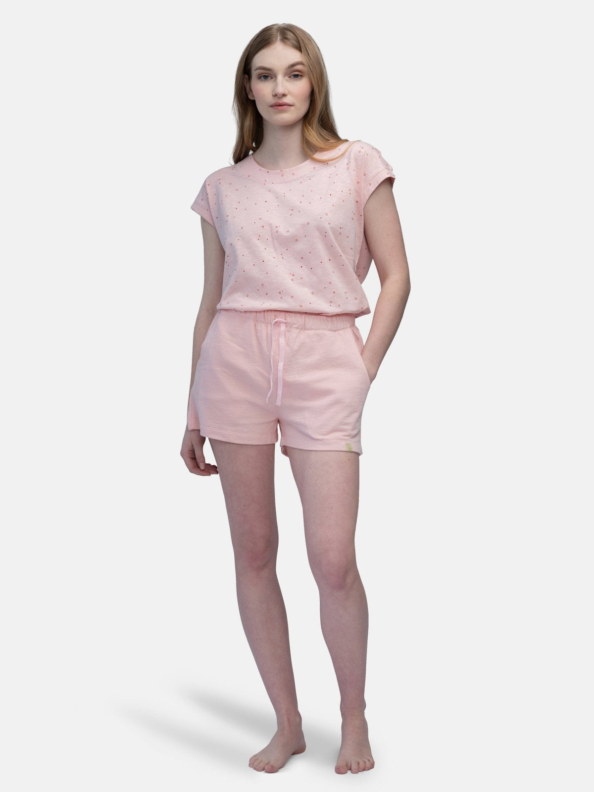 Weiche Jersey - Short in Strukturmuster - loud + proud - G412-rs-36