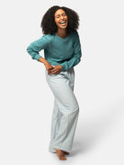 Weiche Pyjama - Hose mit Streifen - loud + proud - G407-top-36