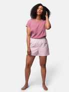 Weiche Pyjama - Shorts mit Streifen - loud + proud - G406-grp-36