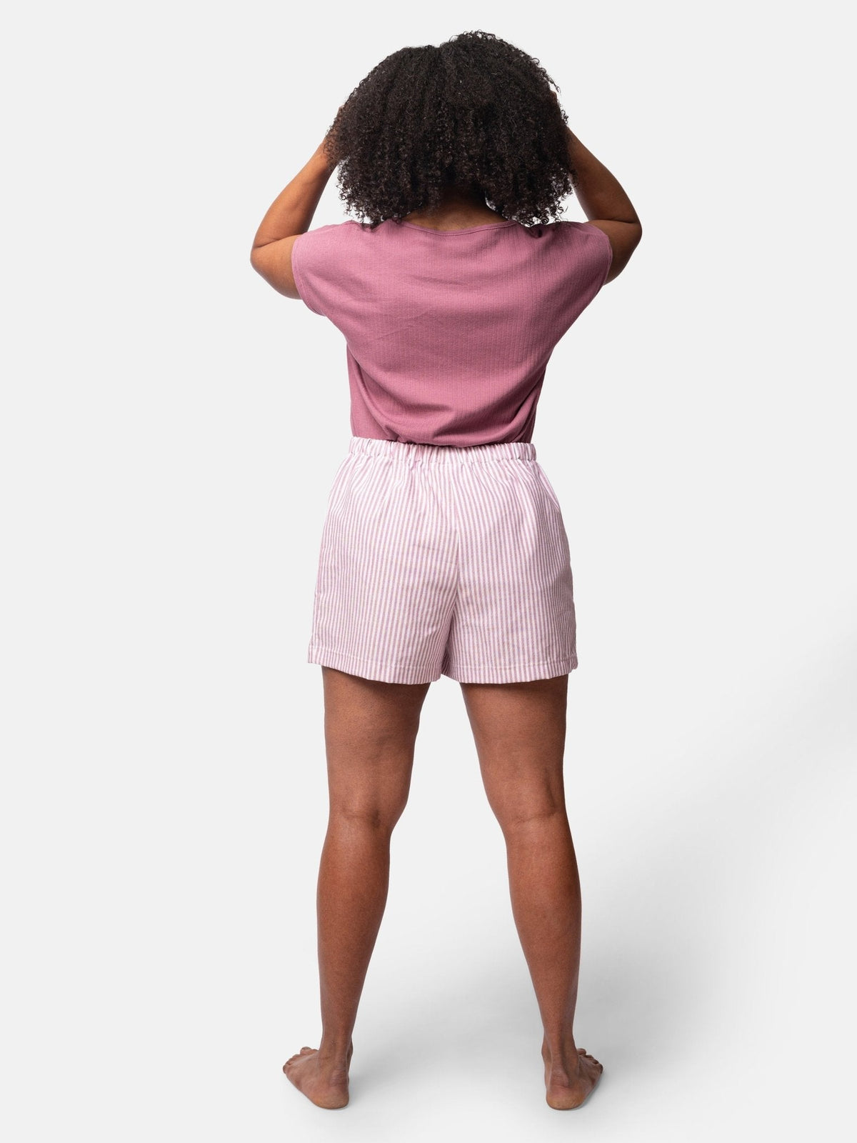 Weiche Pyjama - Shorts mit Streifen - loud + proud - G406-grp-36