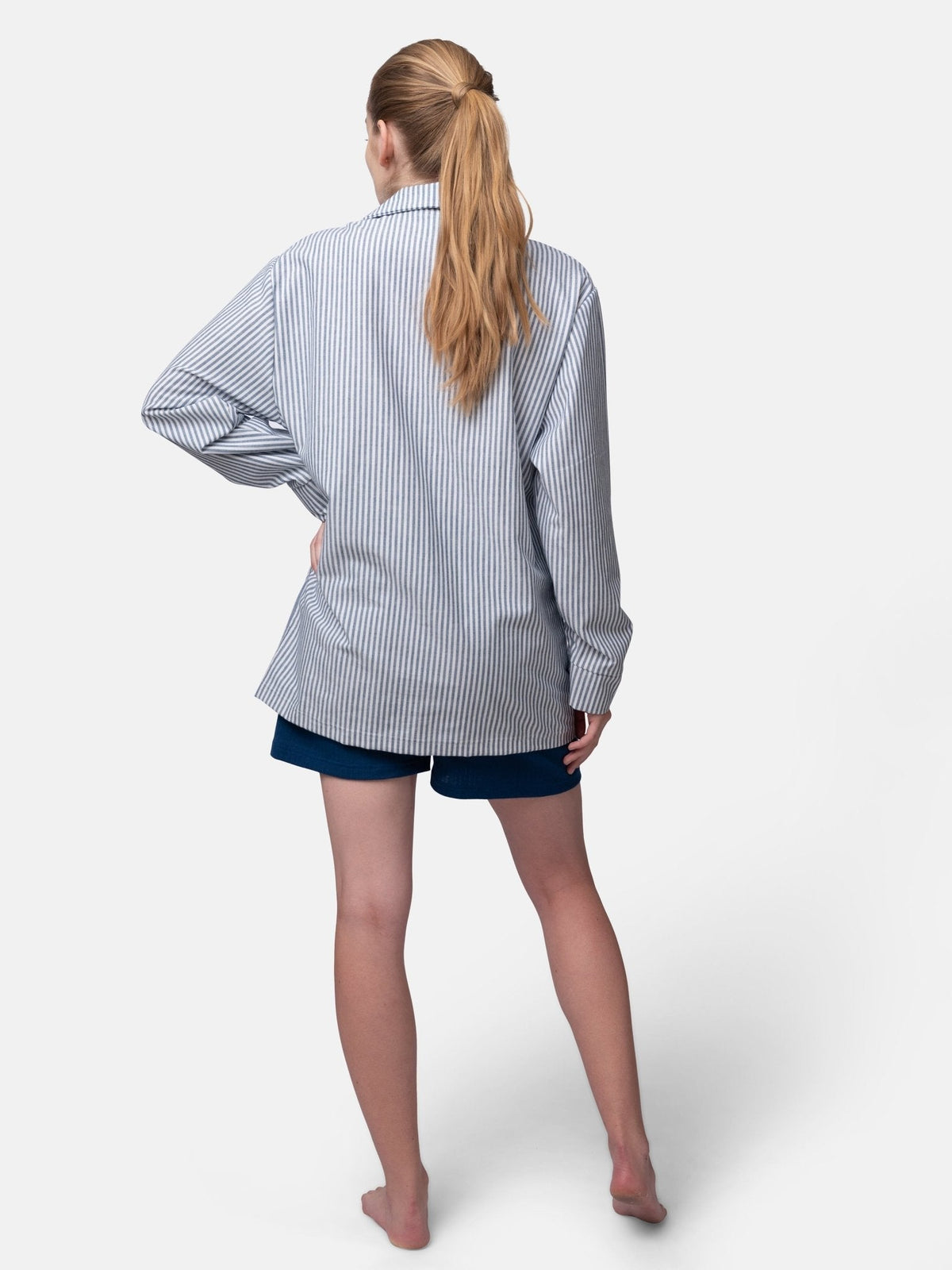 Weiches Pyjama - Hemd mit Streifen - loud + proud - G205-ul-36