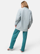 Weiches Pyjama - Hemd mit Streifen - loud + proud - G205-top-36