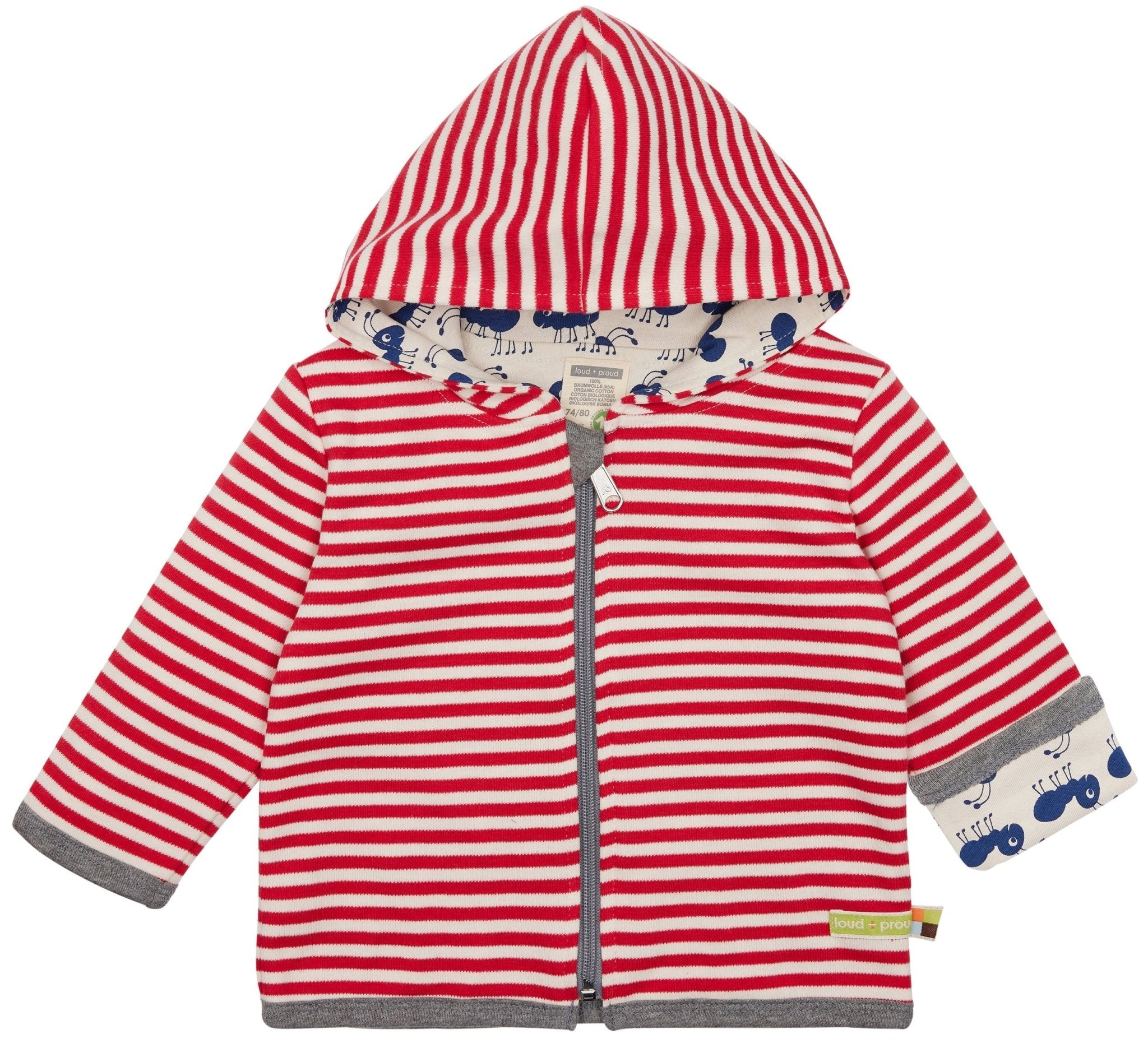 Wendejacke mit Kapuze - loud + proud - 3125 - to - 50/56