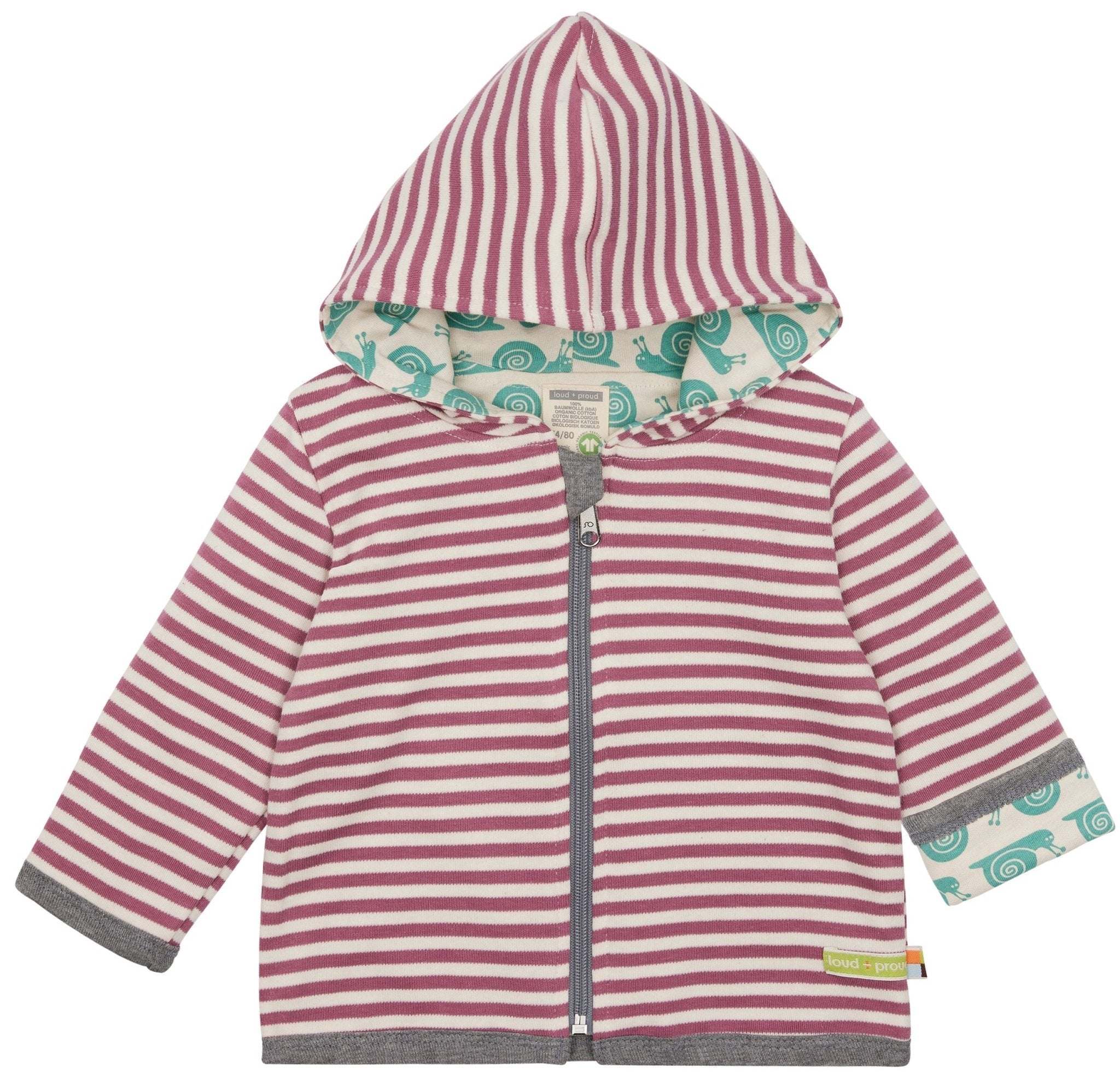 Wendejacke mit Kapuze - loud + proud - 3125 - grp - 50/56