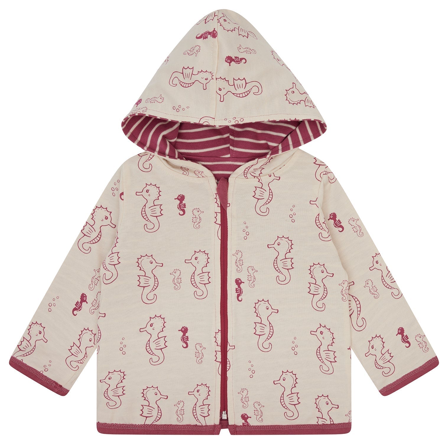 Wendejacke mit Kapuze - loud + proud - 3156 - rou - 62/68