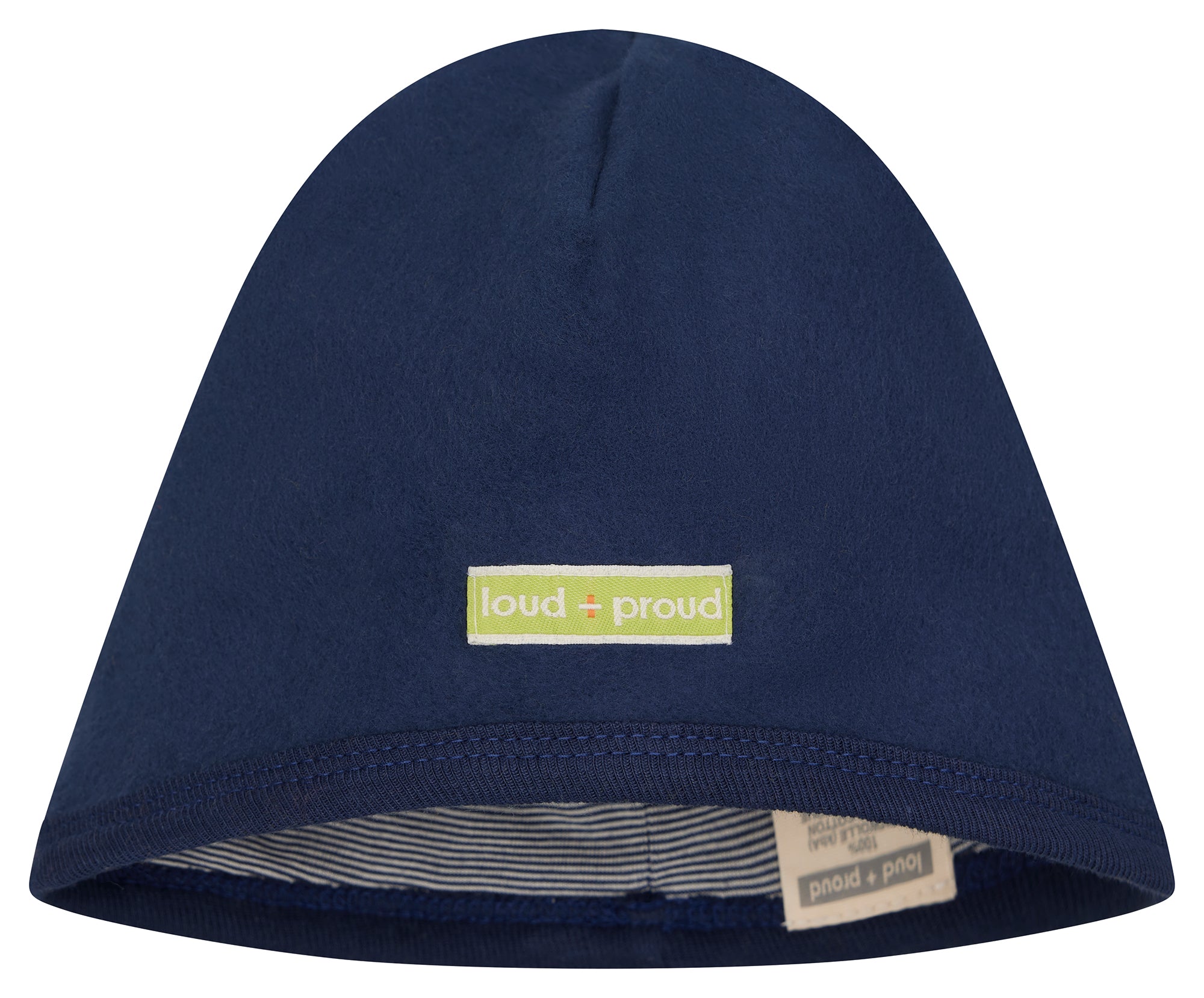 Wendemütze aus Baumwoll - Fleece - loud + proud - 7191 - ul - 62/68