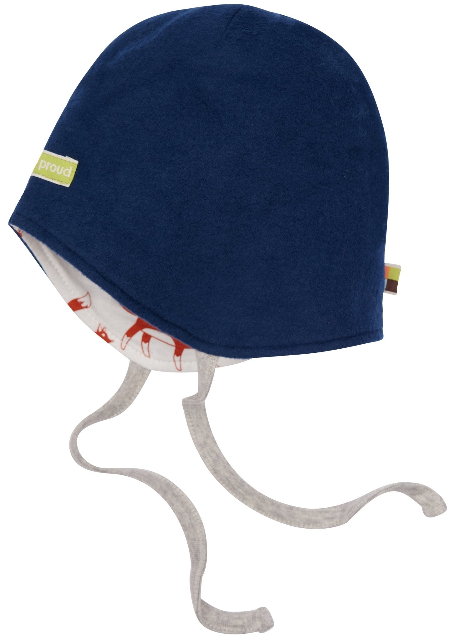 Wendemütze aus Baumwoll - Fleece - loud + proud - 7150 - ul - 50/56
