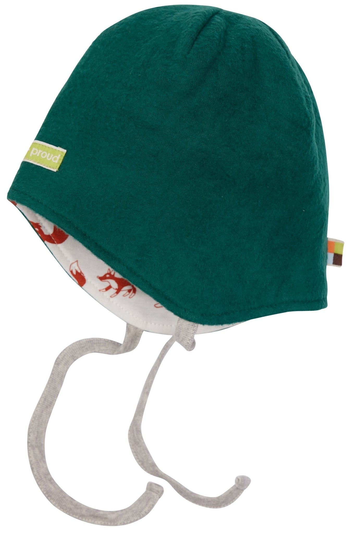 Wendemütze aus Baumwoll - Fleece - loud + proud - 7150 - bot - 50/56