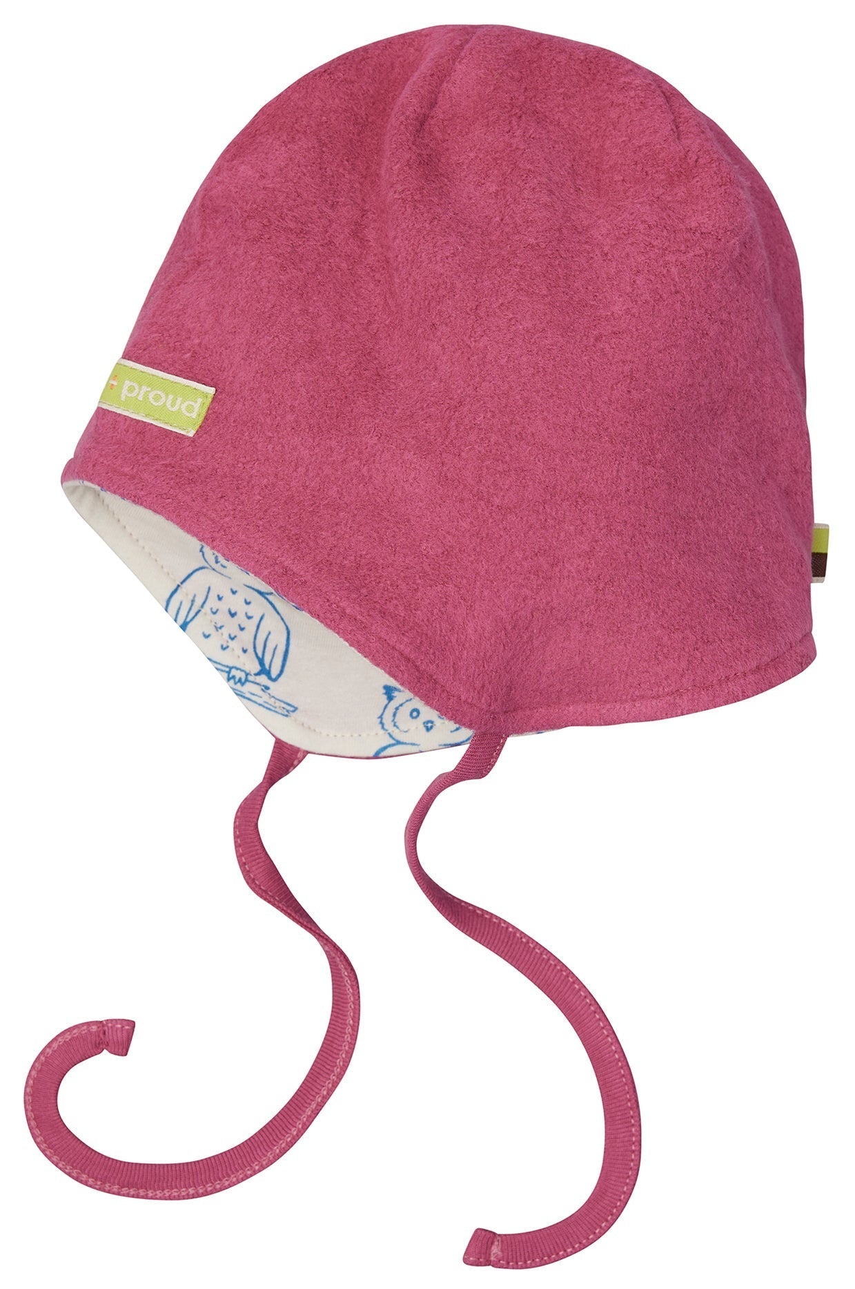 Wendemütze aus Baumwoll - Fleece - loud + proud - 7171 - rou - 62/68