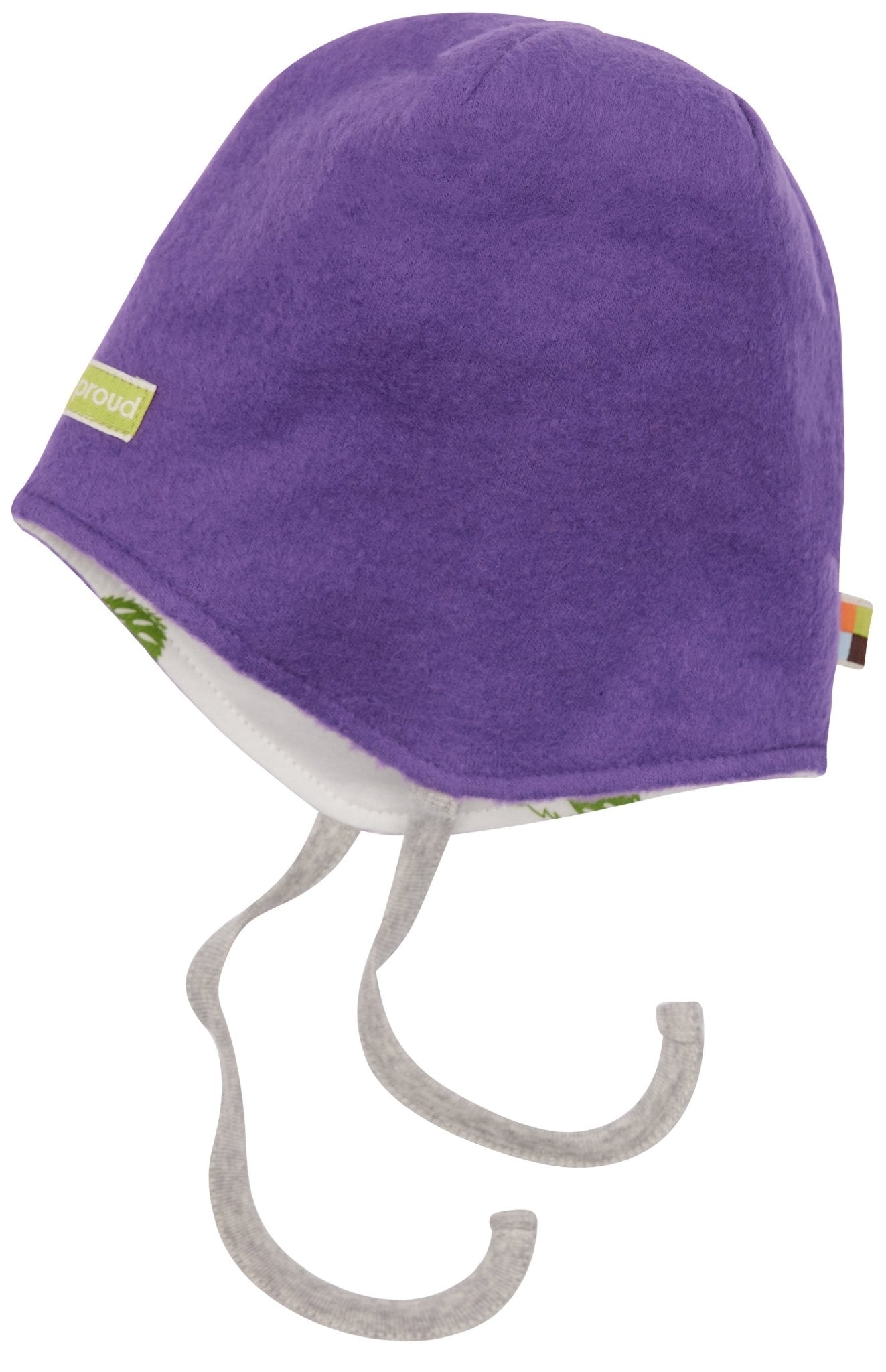 Wendemütze aus Baumwoll - Fleece - loud + proud - 7150 - vio - 50/56