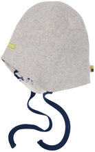 Wendemütze aus Baumwoll - Fleece - loud + proud - 7150 - sil - 50/56