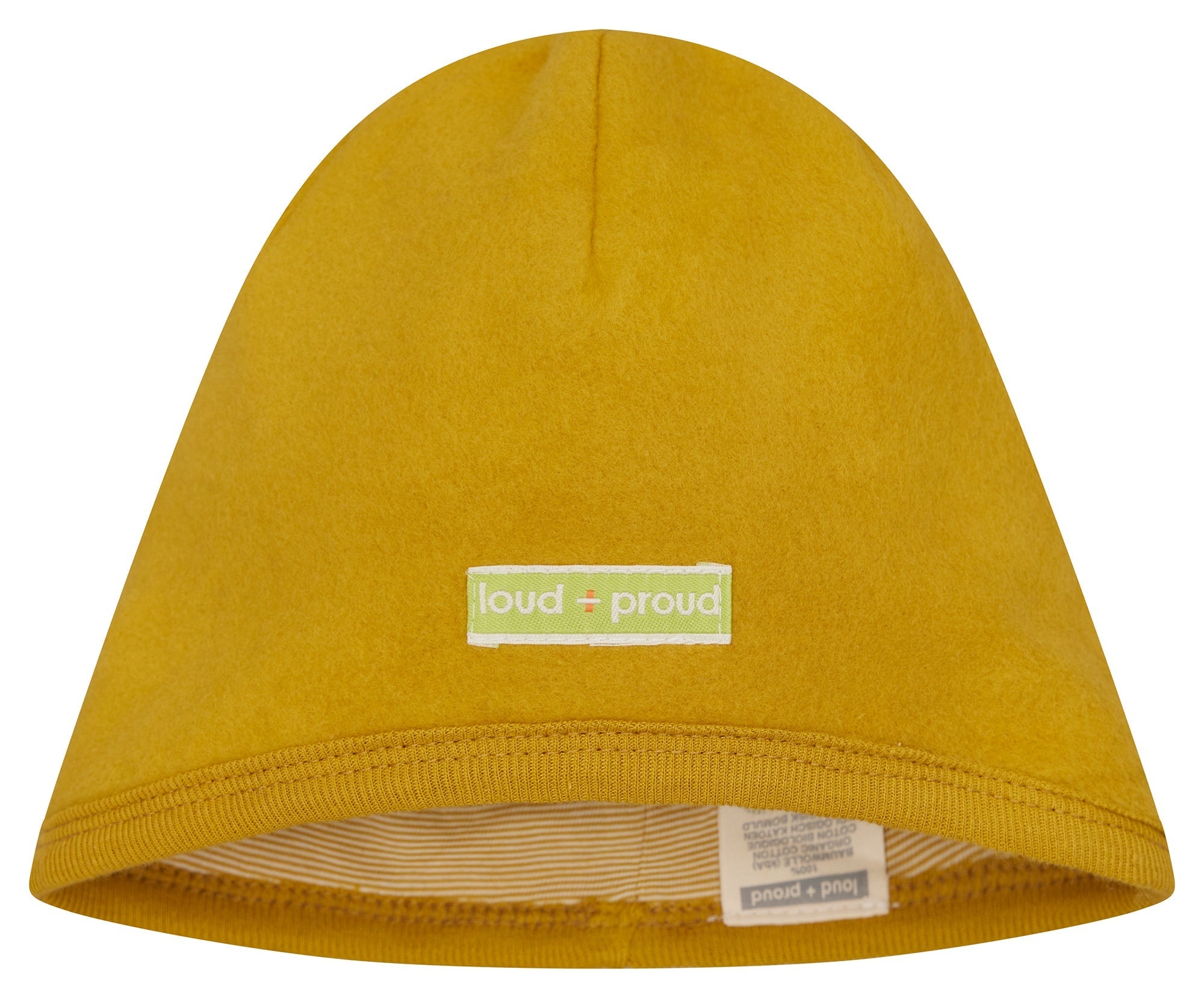 Wendemütze aus Baumwoll - Fleece - loud + proud - 7191 - cur - 62/68