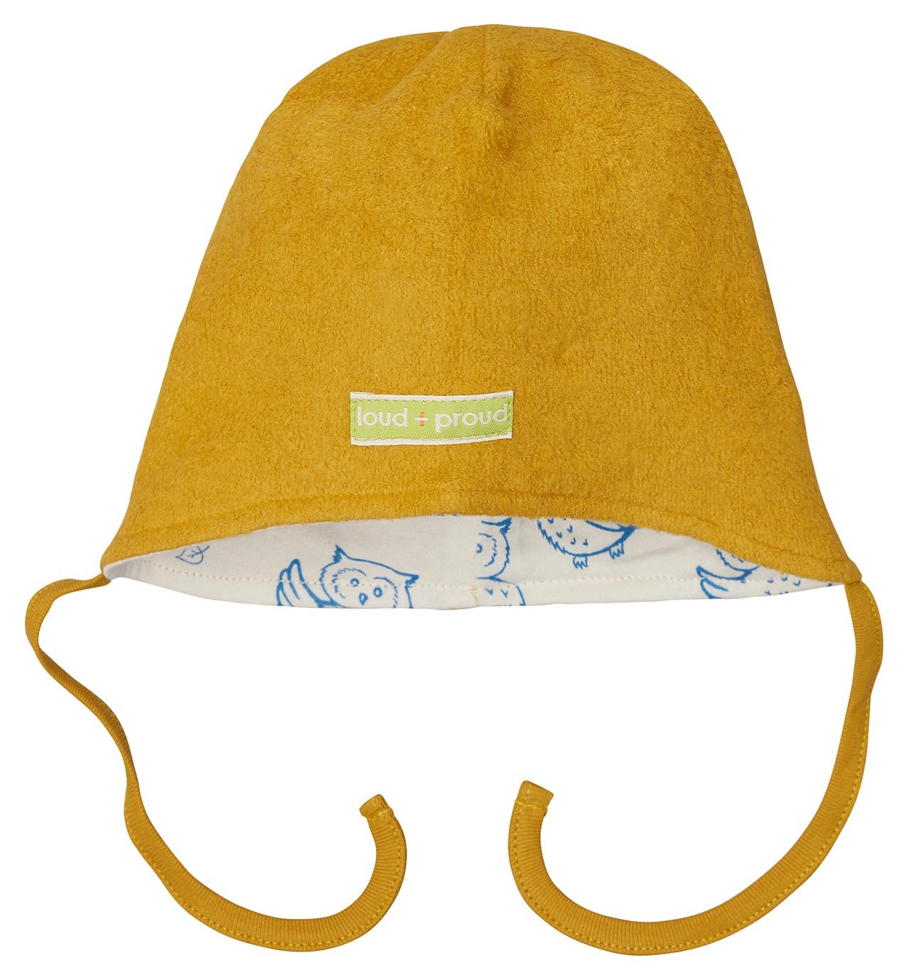 Wendemütze aus Baumwoll - Fleece - loud + proud - 7171 - cur - 62/68