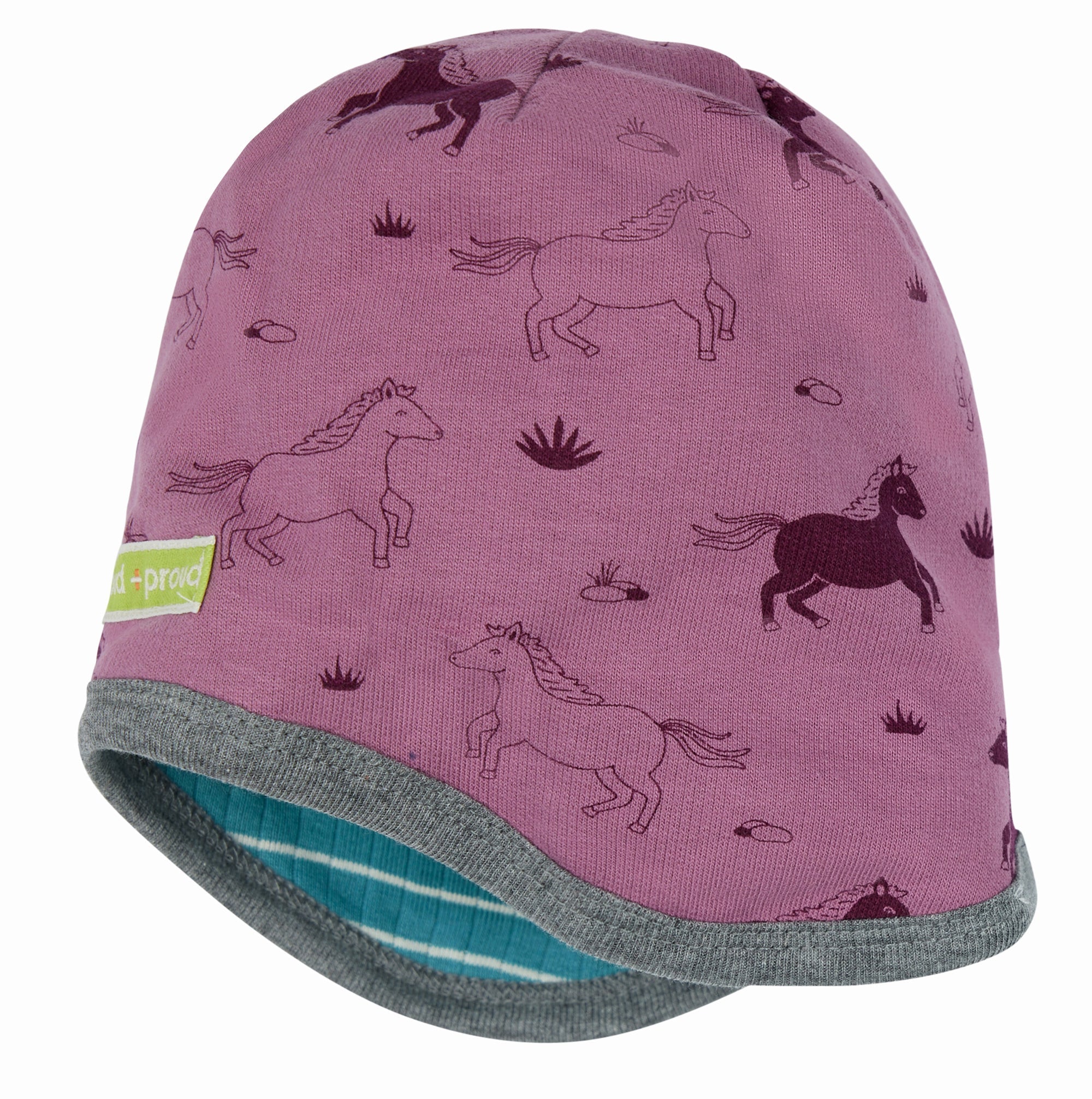 Wendemütze Druck - loud + proud - 7134-grp-62/68