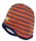  - Wendemütze Ringel - loud + proud - 7125-Cinnamon-62/68