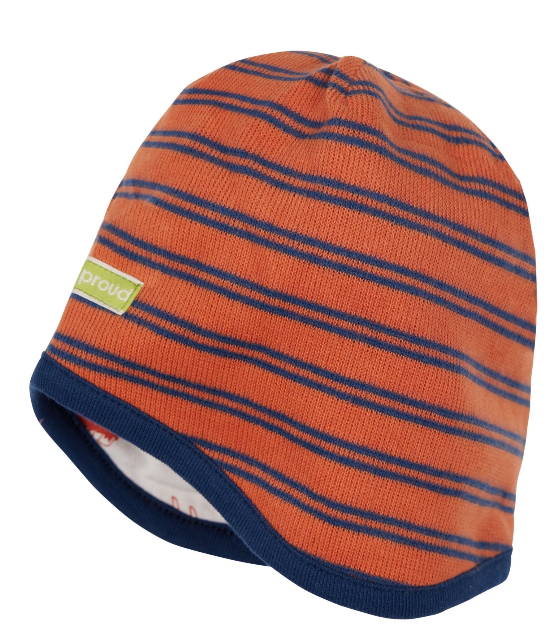  - Wendemütze Ringel - loud + proud - 7125-Cinnamon-62/68