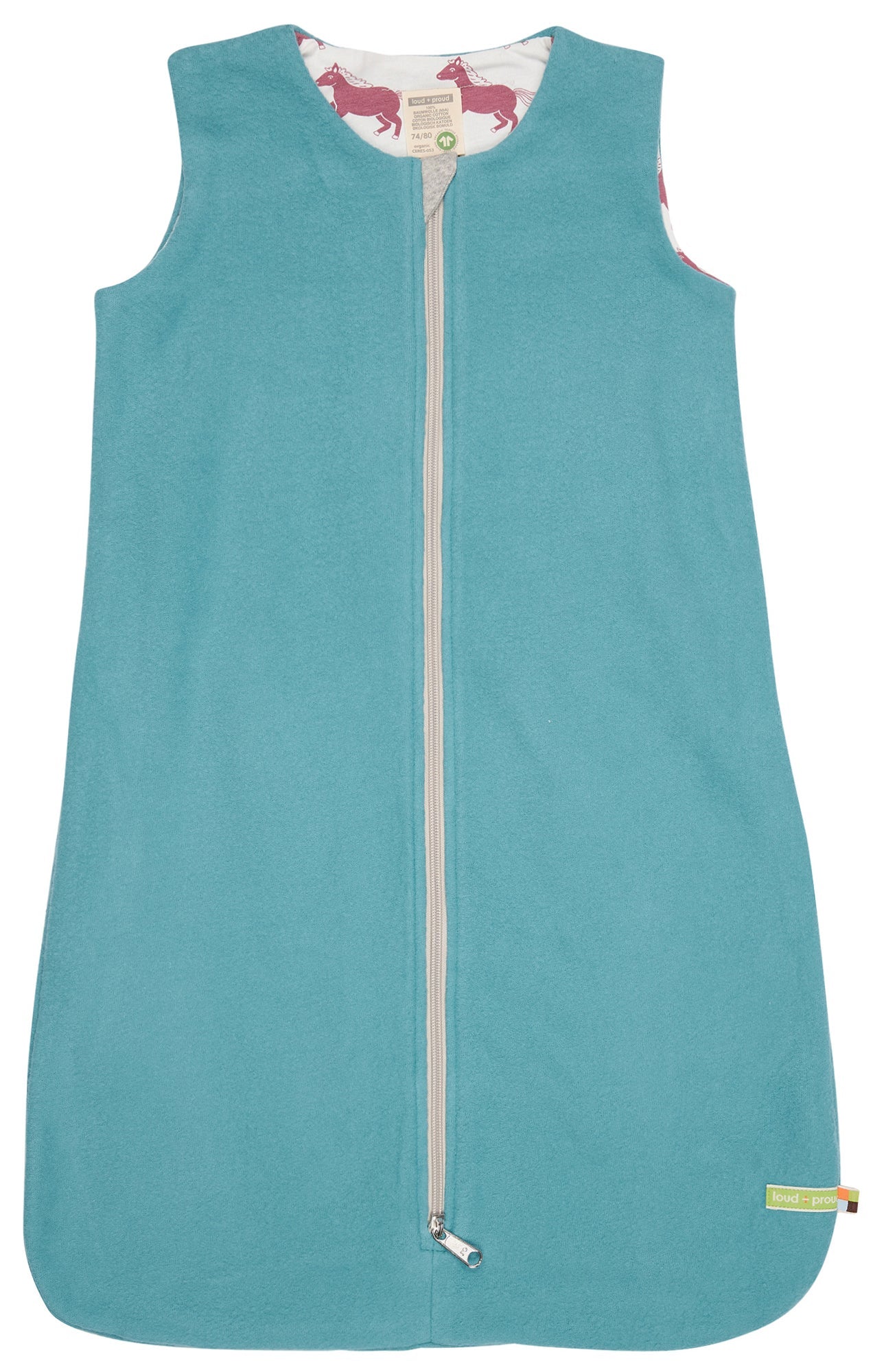 Wendeschlafsack Fleece - loud + proud - 7127-top-62/68