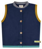 Weste aus Baumwoll - Fleece - loud + proud - 3164 - ul - 62/68