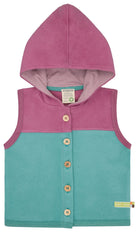 Weste aus Baumwoll-Fleece - loud + proud - 3173-ore-74/80