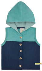 Weste aus Baumwoll-Fleece - loud + proud - 3173-ul-74/80