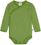  - Wickelbody langarm gestreift mit Rippe - loud + proud - 2099-grs-50/56