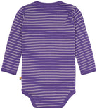  - Wickelbody langarm gestreift mit Rippe - loud + proud - 2099-vio-50/56