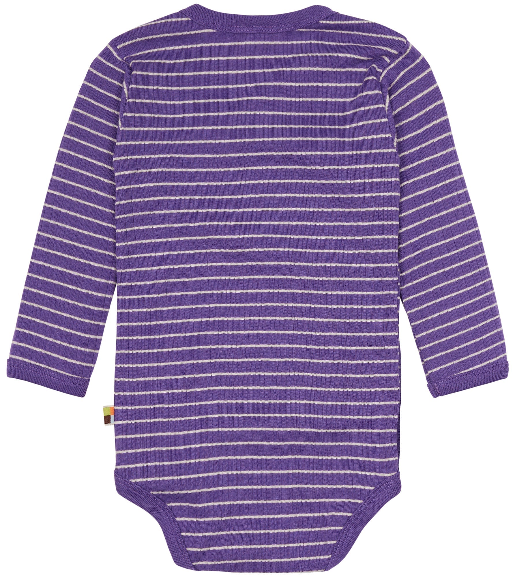  - Wickelbody langarm gestreift mit Rippe - loud + proud - 2099-vio-50/56