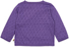 Wickeljacke mit Lochmuster - loud + proud - 3133 - vio - 62/68