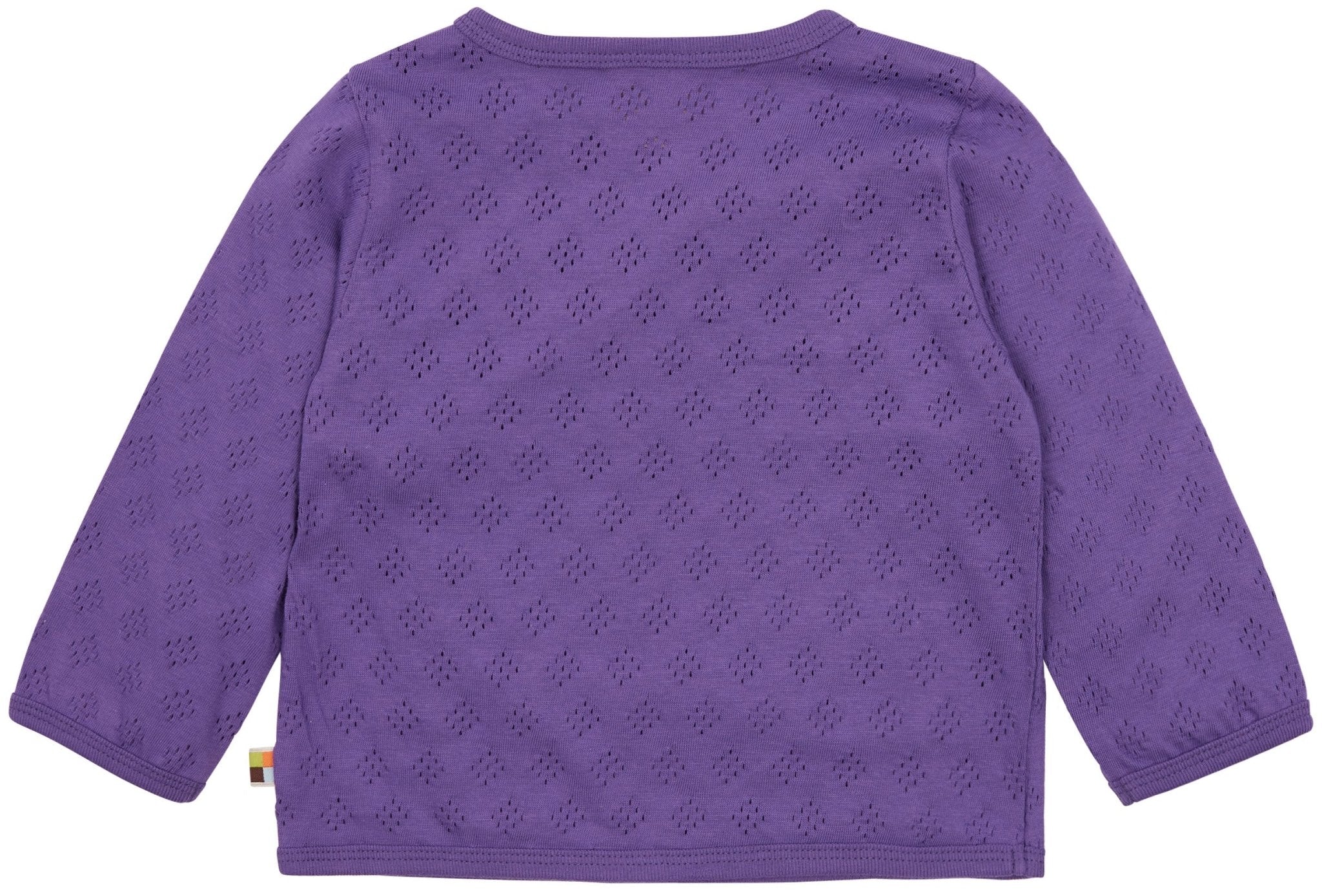 Wickeljacke mit Lochmuster - loud + proud - 3133 - vio - 62/68