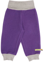Wollfleece - Hose aus Bio - Wolle - loud + proud - 4201 - vio - 50/56