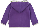 Wollfleece - Jacke mit Kapuze - loud + proud - 3135 - vio - 50/56