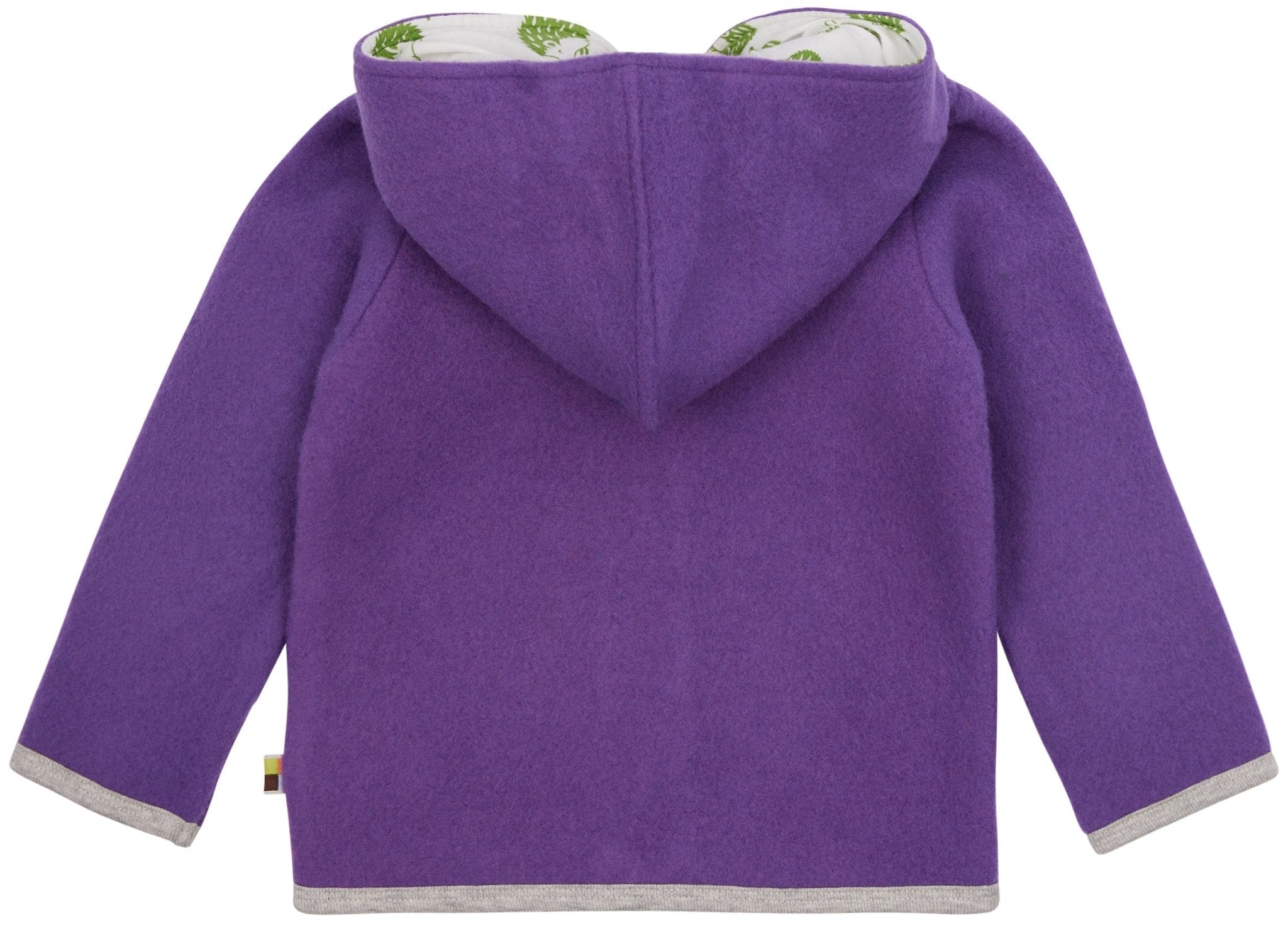 Wollfleece - Jacke mit Kapuze - loud + proud - 3135 - vio - 50/56