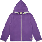Wollfleece-Jacke mit Kapuze - loud + proud - 3135K-vio-134/140