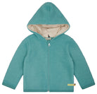 Wollfleece - Jacke mit Kapuze - loud + proud - 3166 - ore - 62/68